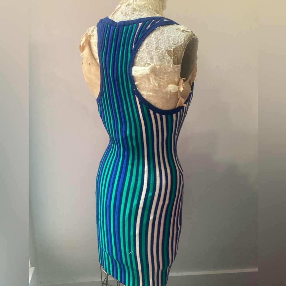 COLORFUL Racerback Tank Bodycon Dress